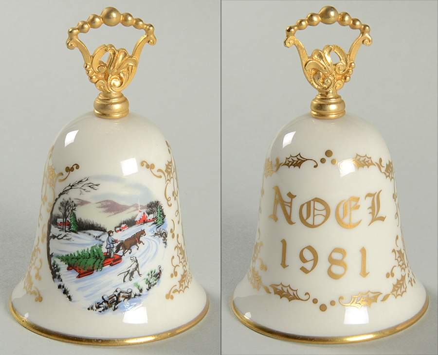 Currier and Ives Bell Christmas Tree - Boxed by Gorham-1