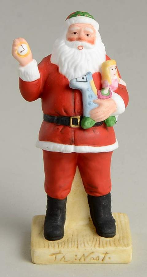 Miniature Christmas Santa By Thomas Nast - Boxed by Gorham-1