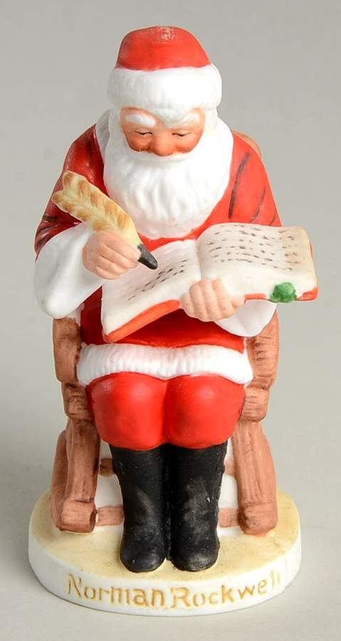 Miniature Christmas Checking Good Deeds - Boxed by Gorham-1