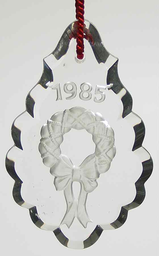 Annual Crystal Ornaments Wreath - No Box by Gorham Crystal-1