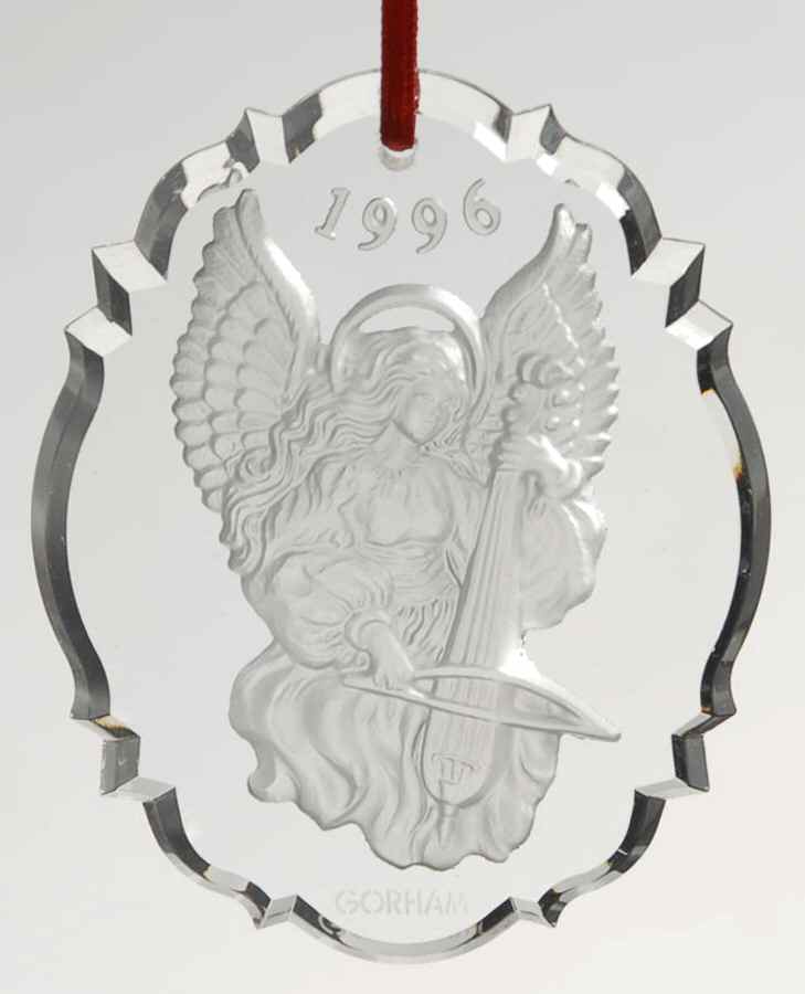 Annual Crystal Ornaments Angel - Boxed by Gorham Crystal-1