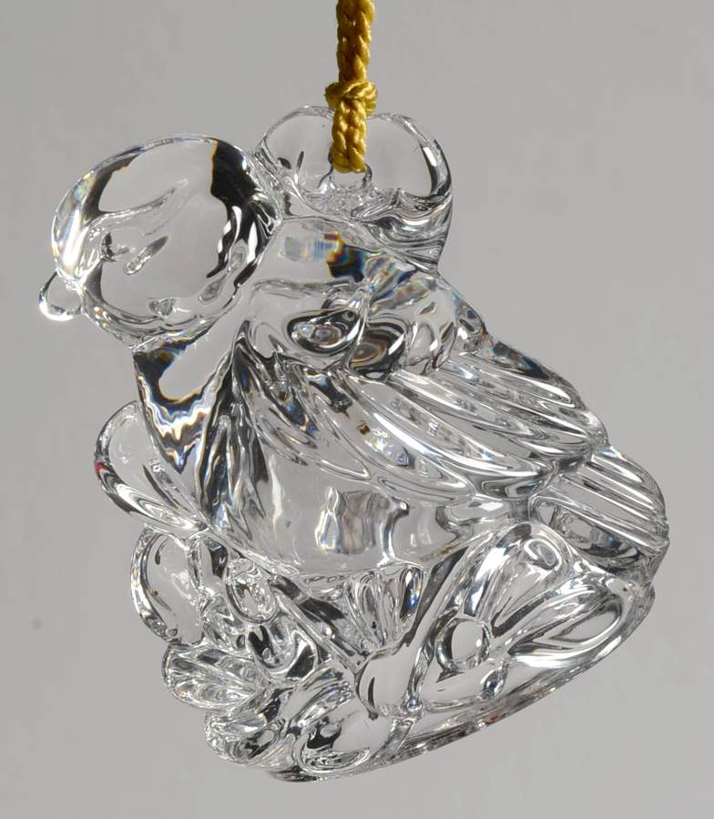 Crystal Christmas Ornament Bluebird - No Box by Gorham Crystal-1