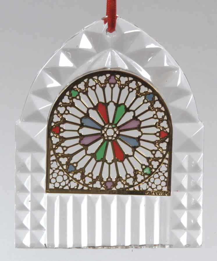Rose Windows of The World French Cathedral - With Box by Gorham Crystal-1