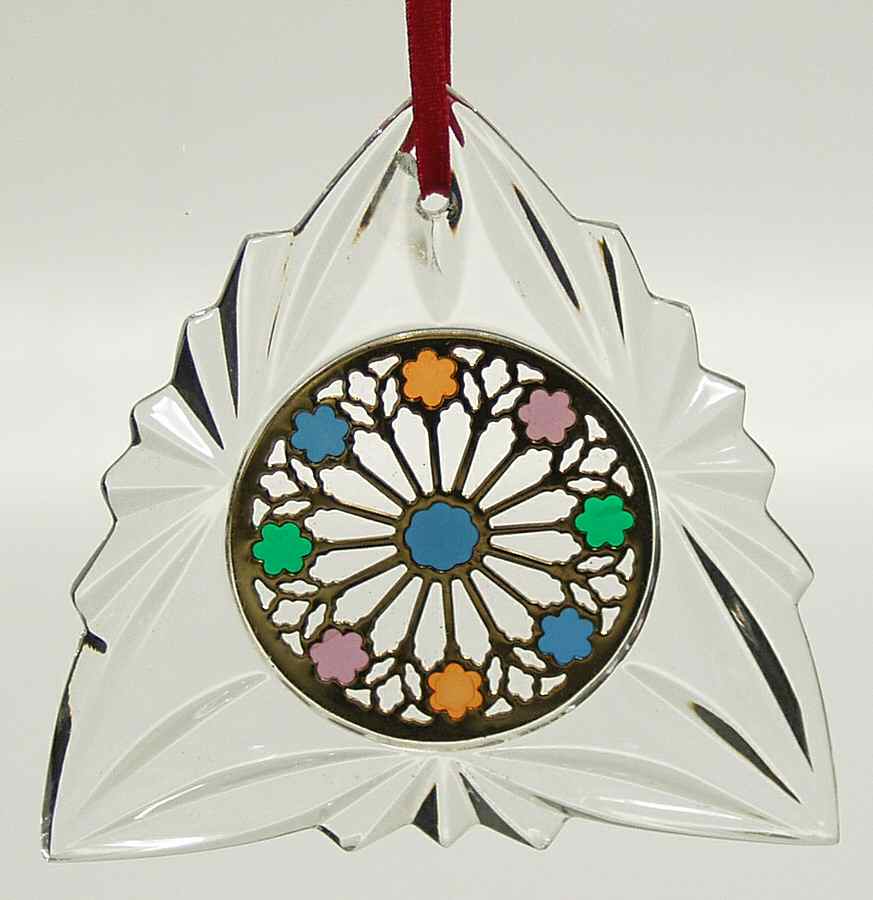 Rose Windows of The World American Cathedral - No Box by Gorham Crystal-1