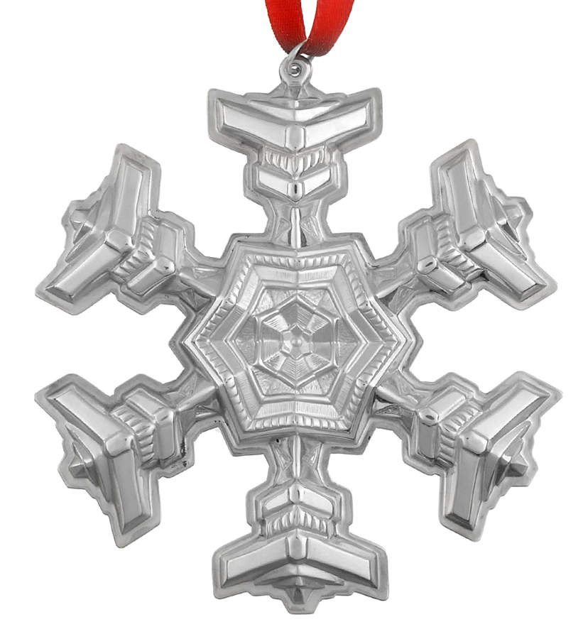 Snowflake Ornament 1977-Sterling Snowflake - Boxed by Gorham Silver-1