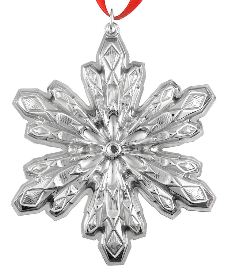 Snowflake Ornament 1974-Sterling Snowflake - Boxed by Gorham Silver-1