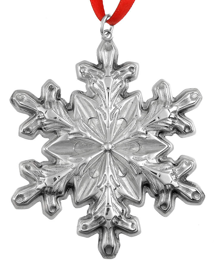 Snowflake Ornament 1973-Sterling Snowflake - Boxed by Gorham Silver-1