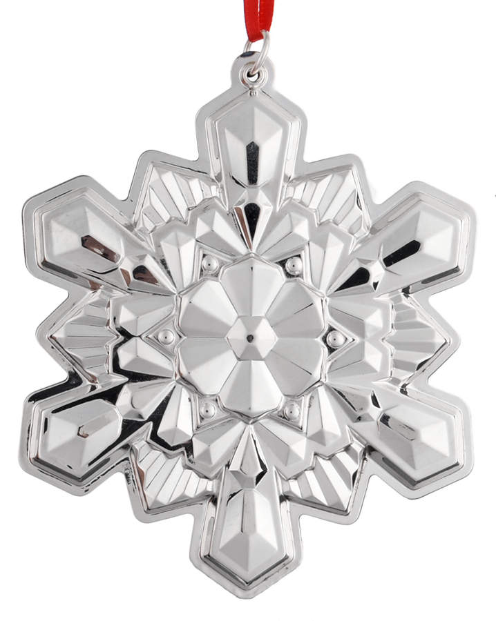 Snowflake Ornament 2016-Sterling Snowflake - 3 3/4ht - Boxed by Gorham Silver-1