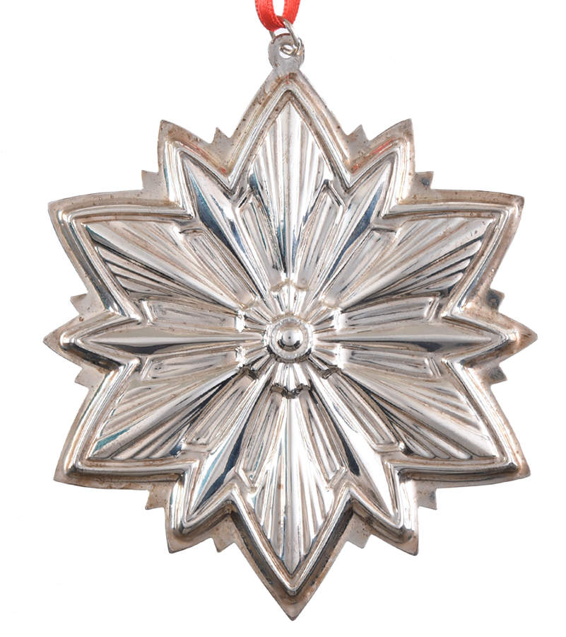 Snowflake Ornament 1993-Sterling Snowflake - No Box by Gorham Silver-1