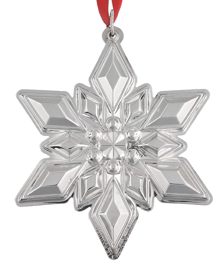 Snowflake Ornament 2013-Sterling Snowflake - Boxed by Gorham Silver-1