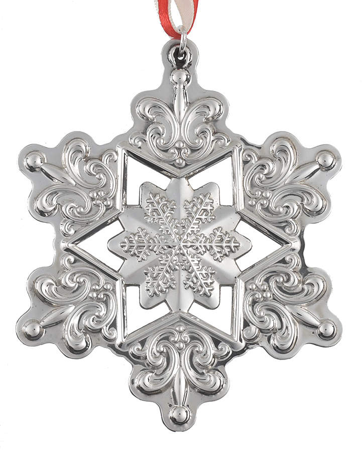 Snowflake Ornament 2009-Sterling Snowflake - Boxed by Gorham Silver-1
