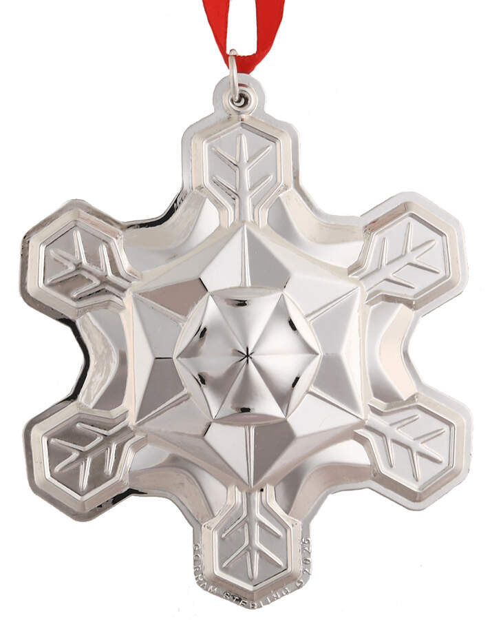 Snowflake Ornament 2025 Sterling Snowflake - Boxed by Gorham Silver-1