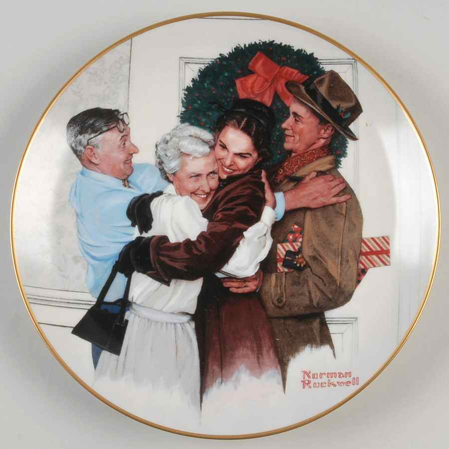 Gorham Christmas Plate Home For The Holidays - Boxed by Gorham-1