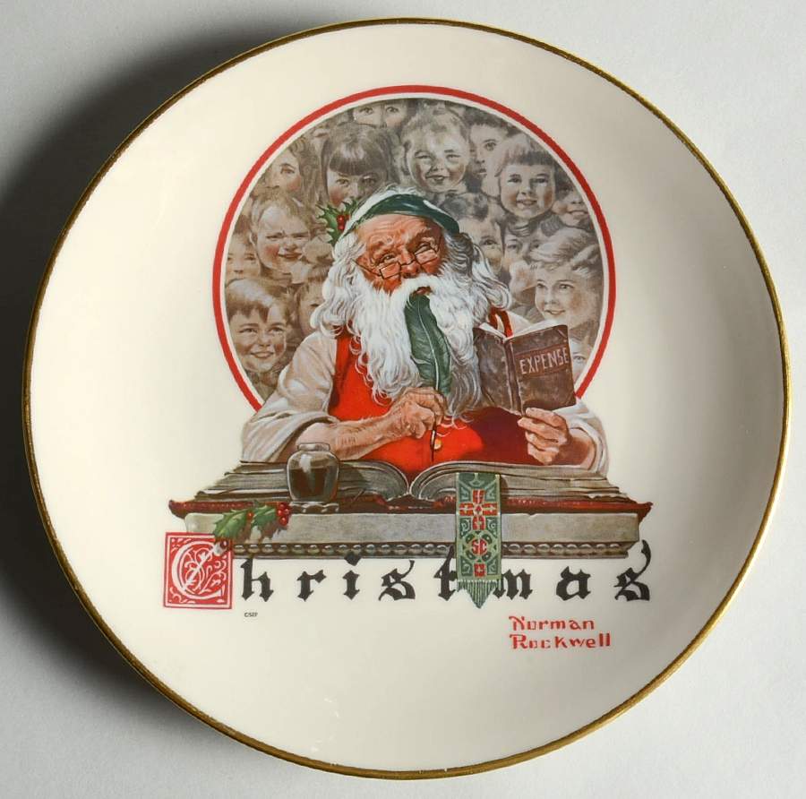 Gorham Christmas Plate Yuletide Reckoning - No Box by Gorham-1
