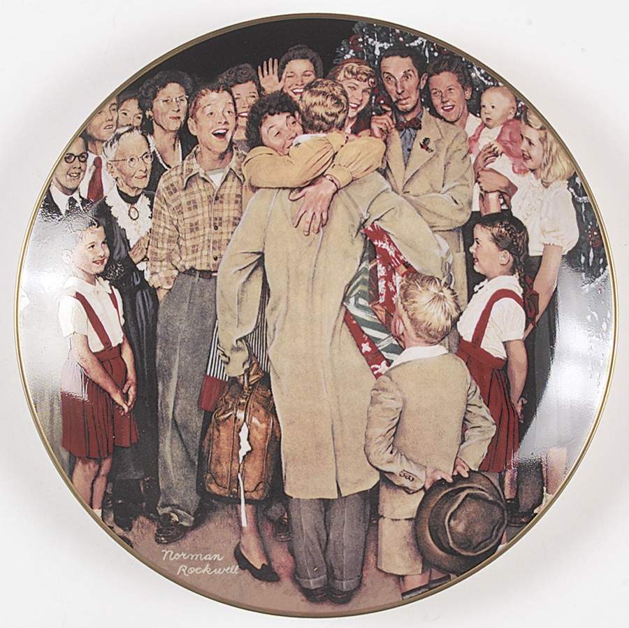Gorham Christmas Plate The Homecoming - Boxed by Gorham-1