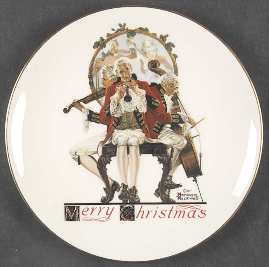 Gorham Christmas Plate Christmas Medley - No Box by Gorham-1
