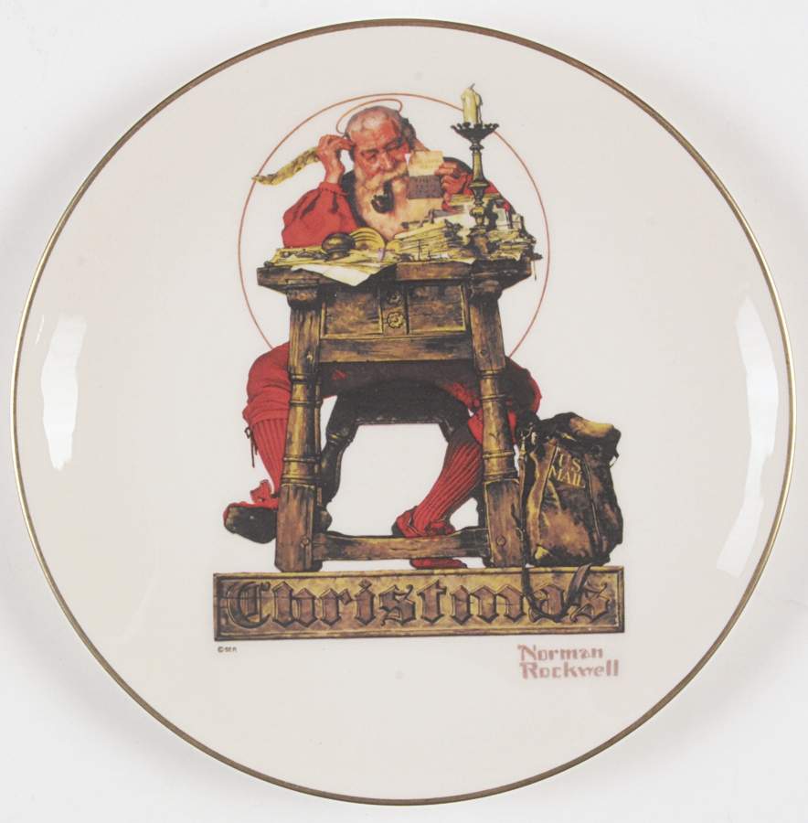 Gorham Christmas Plate Letter To Santa - No Box by Gorham-1