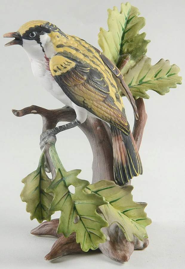Goto Figurine Chestnut-Sided Warbler - No Box by Goto Originals-1