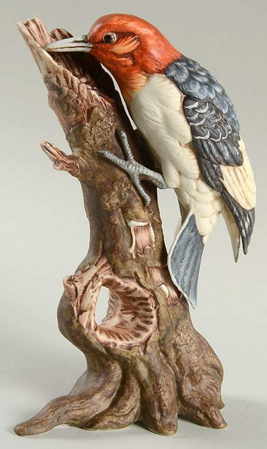 Goto Figurine Red Headed Woodpecker - No Box by Goto Originals-1