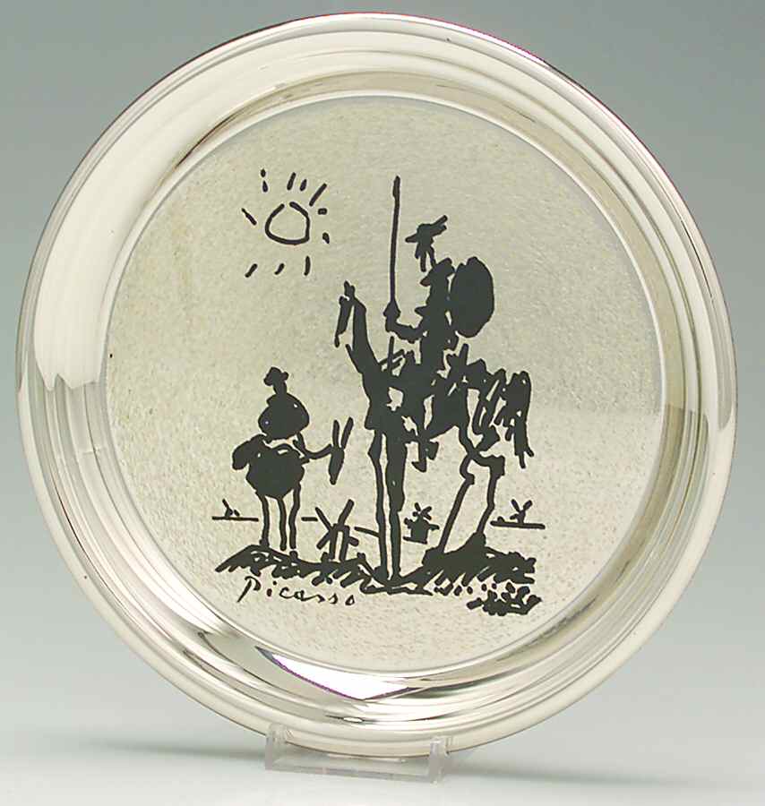 Picasso Don Quixote-Sterling Silver - Boxed by George Washington Mint-1