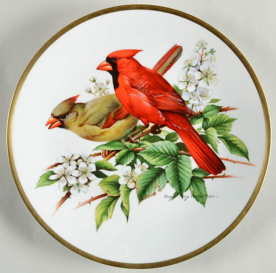 Songbirds of Roger Tory Peterson Cardinal - Boxed by Georges Boyer-1