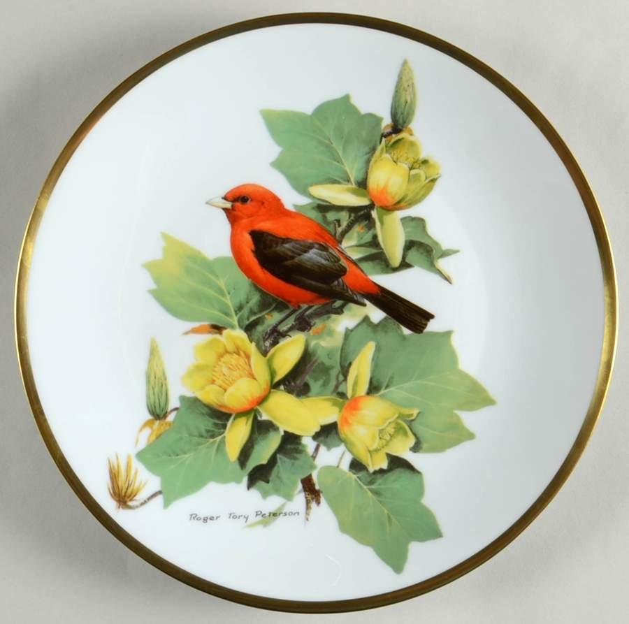 Songbirds of Roger Tory Peterson Scarlet Tanager - Boxed by Georges Boyer-1