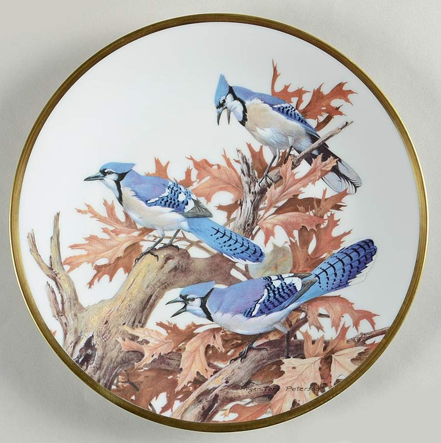 Songbirds of Roger Tory Peterson Blue Jay - Boxed by Georges Boyer-1