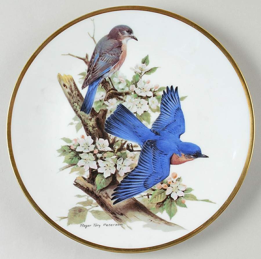 Songbirds of Roger Tory Peterson Bluebirds - Boxed by Georges Boyer-1
