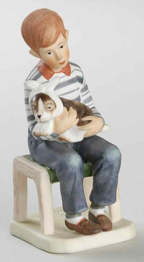 Norman Rockwell Figurines-Miniatures At The Vets - Boxed by Gorham-1
