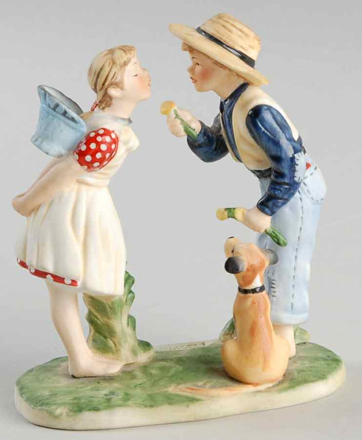 Norman Rockwell Figurines-Miniatures Beguiling Buttercup - No Box by Gorham-1