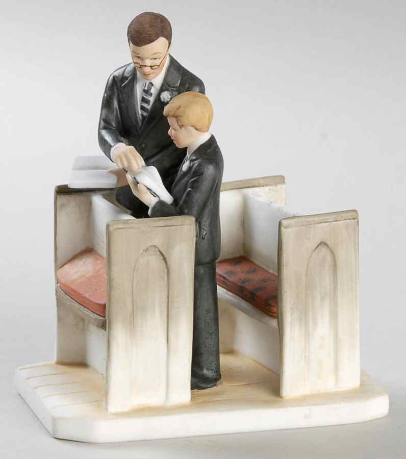 Norman Rockwell Figurines-Miniatures In His Spirit - Boxed by Gorham-1