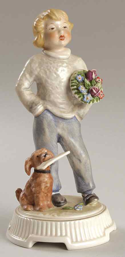 Blumenkinder St Valentines Messenger - No Box by Goebel-1