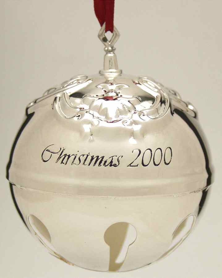 Chantilly Sleigh Bell Ornament Chantilly Sleigh Bell - No Box by Gorham Silver-1