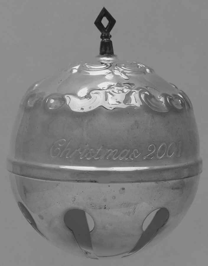 Chantilly Sleigh Bell Ornament Chantilly Sleigh Bell - Boxed by Gorham Silver-1