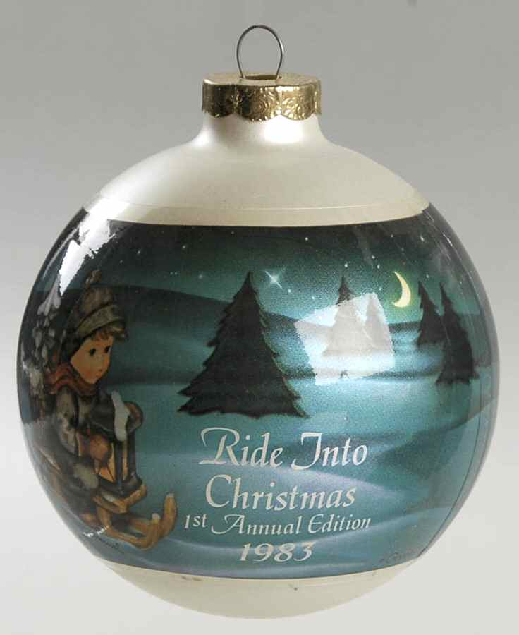Hummel Ball-Ornament Ride Into Christmas - No Box by Goebel-1
