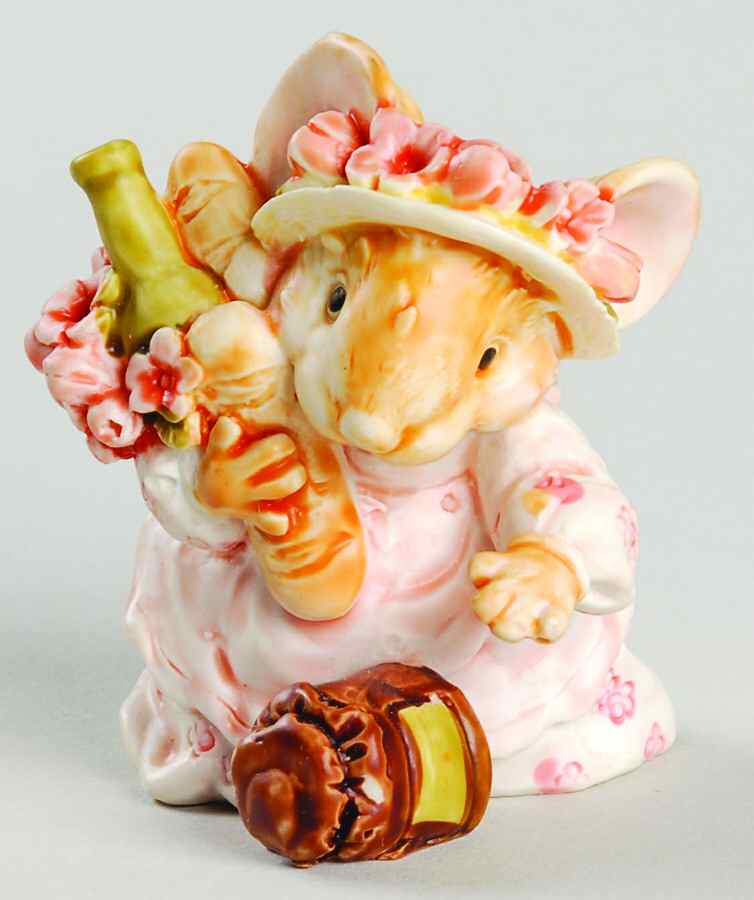 Little Cheeser Picnic Marigold Picking Up Jar - Boxed by Ganz-1
