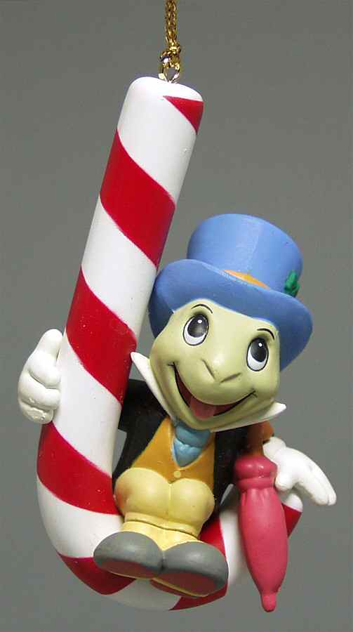 Disney Christmas Magic Jiminy-On Candy Cane - Boxed by Grolier-1