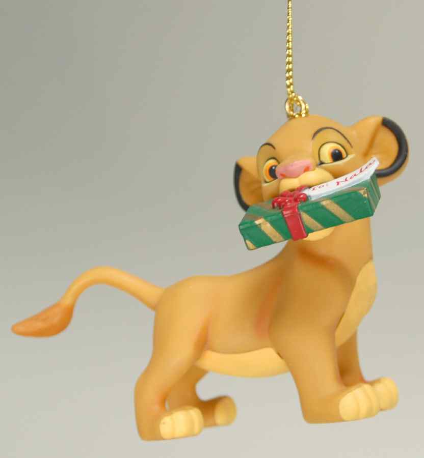 Disney Christmas Magic Simba With Gift - Boxed by Grolier-1