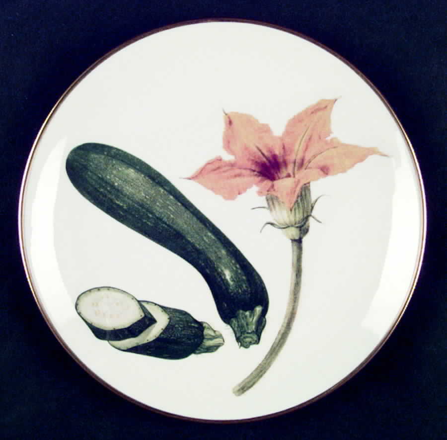 Fruits and Vegetables Zucchini - With Box by Gorham-1