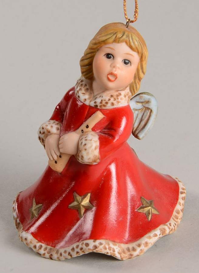 Angel Christmas Bell Angel With Flute - No Box by Goebel-1