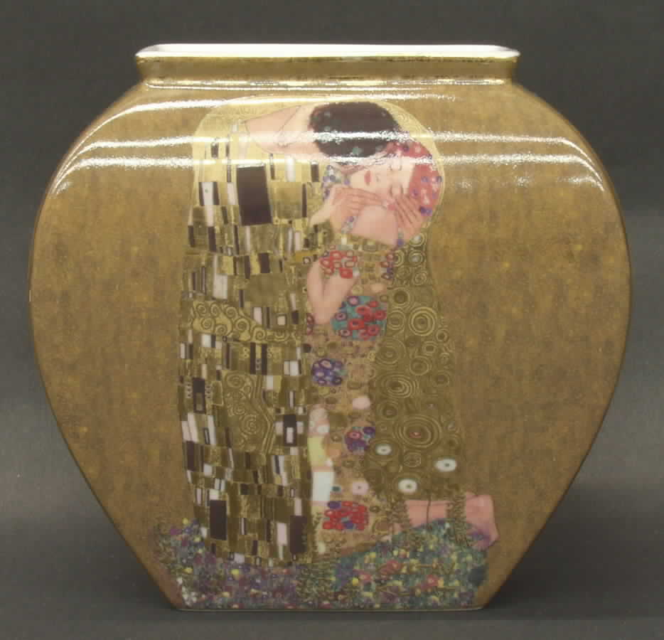 Artis Orbis-Klimt The Kiss-Vase - With Box by Goebel-1
