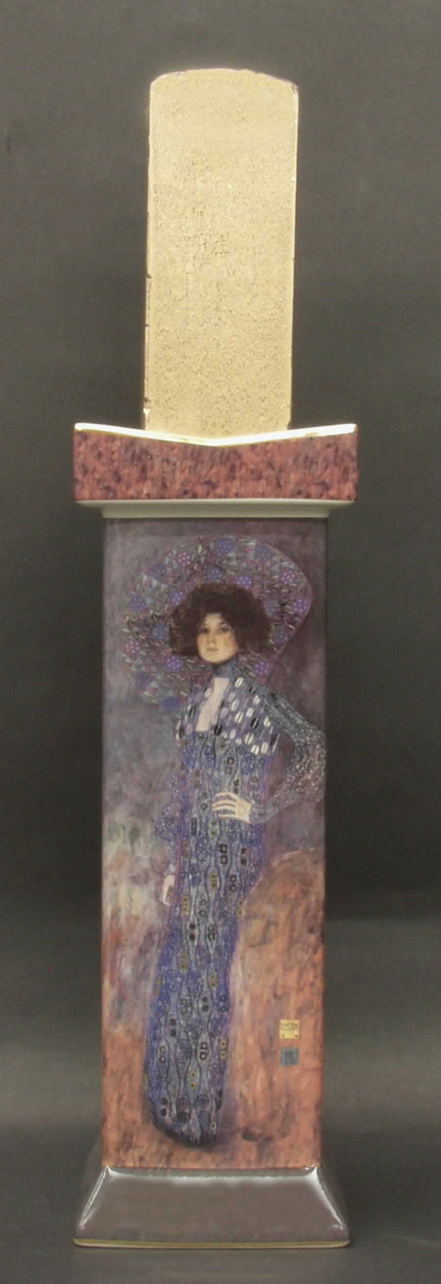 Artis Orbis-Klimt Emile Floege-Candleholder - Boxed by Goebel-1