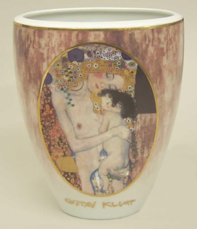Artis Orbis-Klimt Three Ages Of Women-Vase - Boxed by Goebel-1