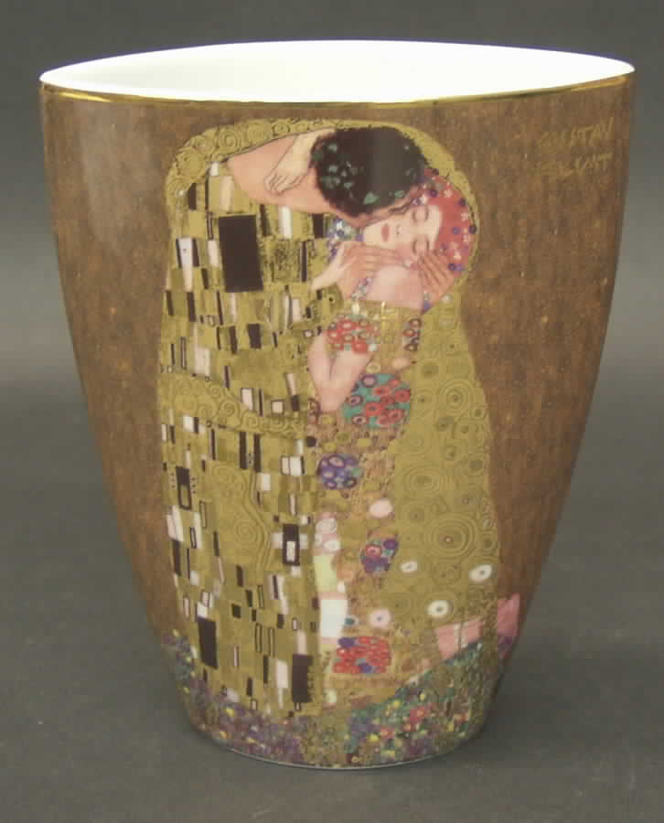 Artis Orbis-Klimt The Kiss-Vase - Boxed by Goebel-1
