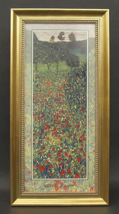 Artis Orbis-Klimt Poppyfield-Picture-Large - With Box by Goebel-1