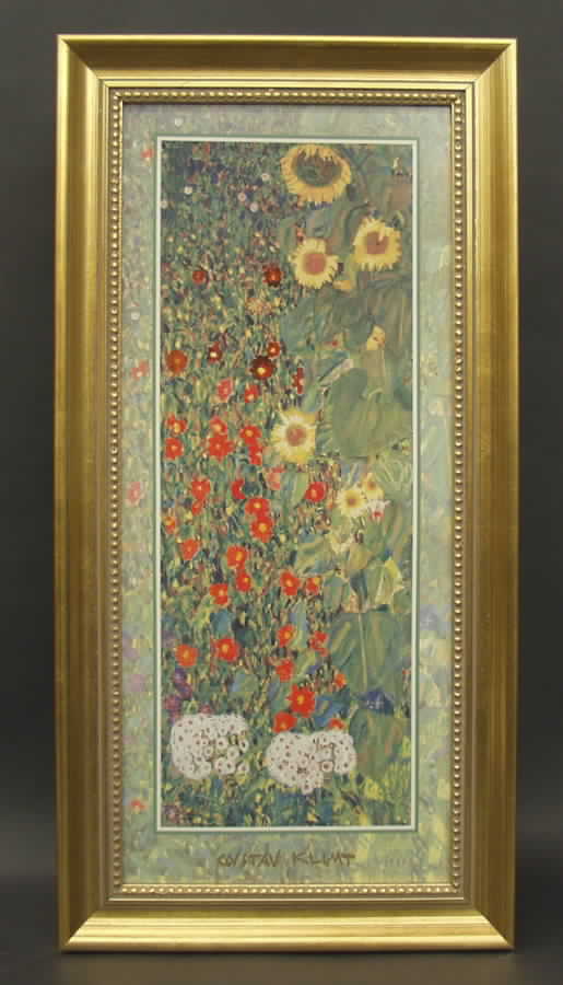 Artis Orbis-Klimt Garden Sunflowers-Picture-Large - No Box by Goebel-1