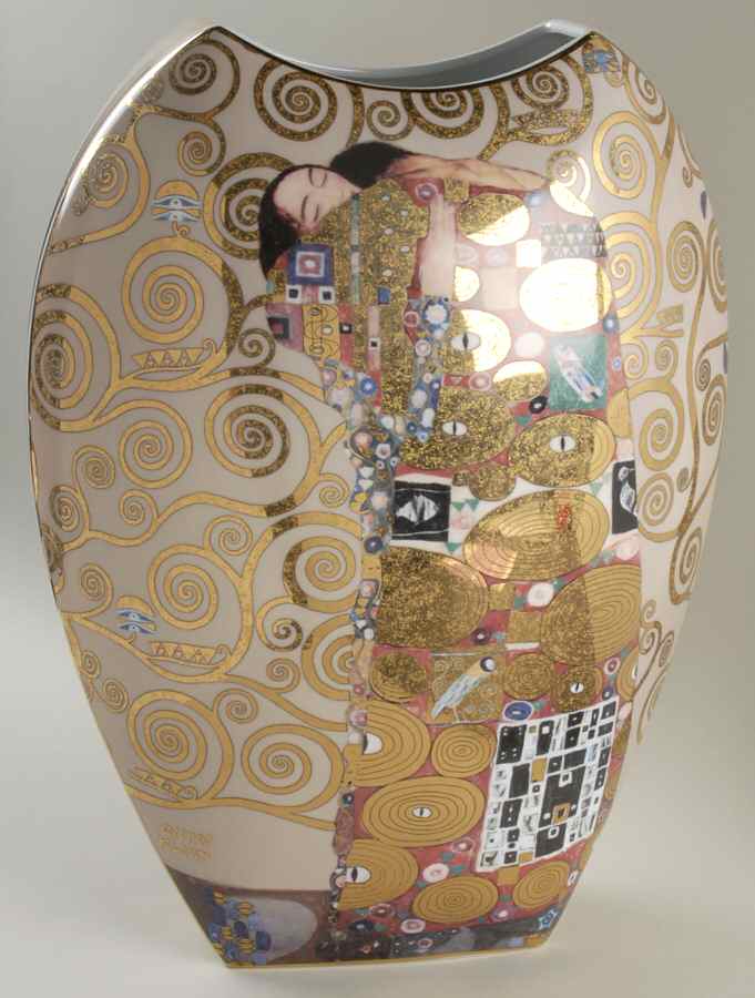 Artis Orbis-Klimt Expectation & Fulfillment Vase - Boxed by Goebel-1