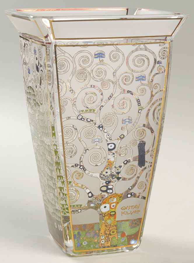 Artis Orbis-Klimt Expectation Glass Vase - Boxed by Goebel-1
