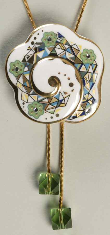 Artis Orbis-Klimt Emile Floge Necklace - Boxed by Goebel-1