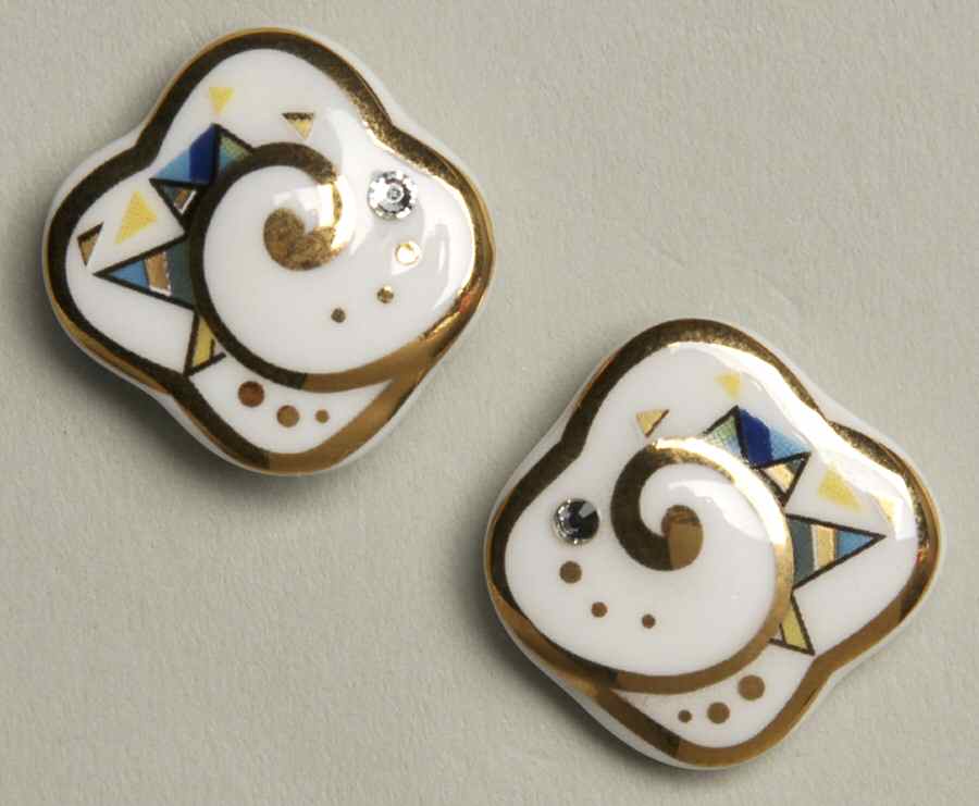 Artis Orbis-Klimt Emile Floge Earrings - Boxed by Goebel-1